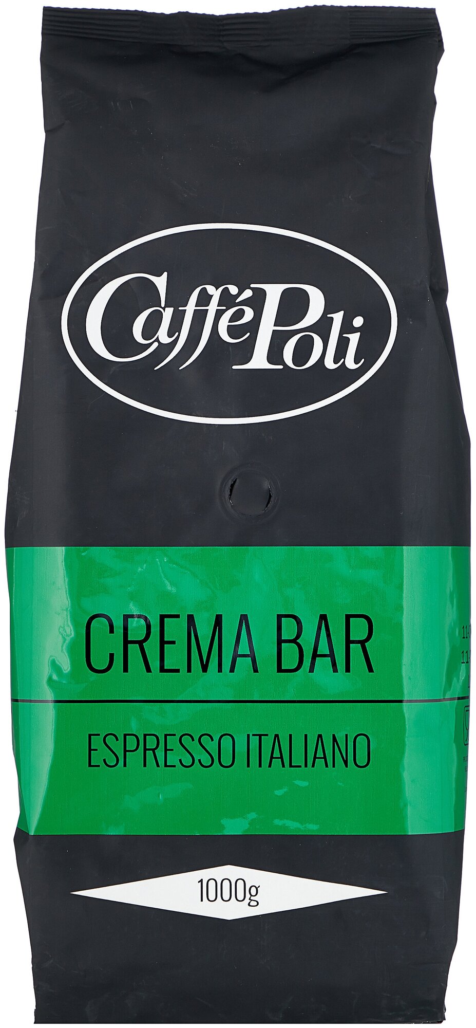 Кофе в зернах Poli Crema Bar, 1 кг