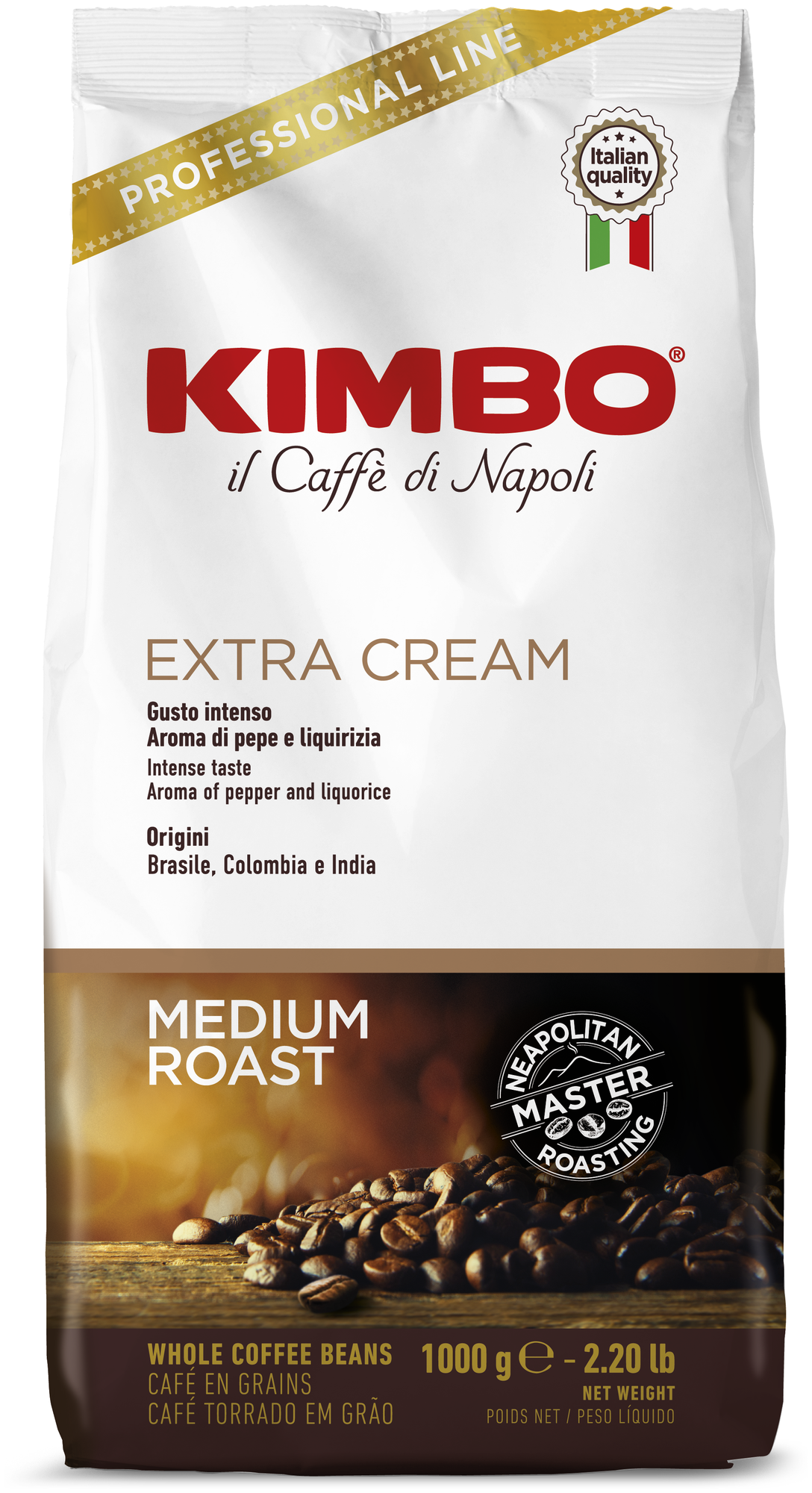 Кофе в зернах Kimbo Extra Сream (1 кг)