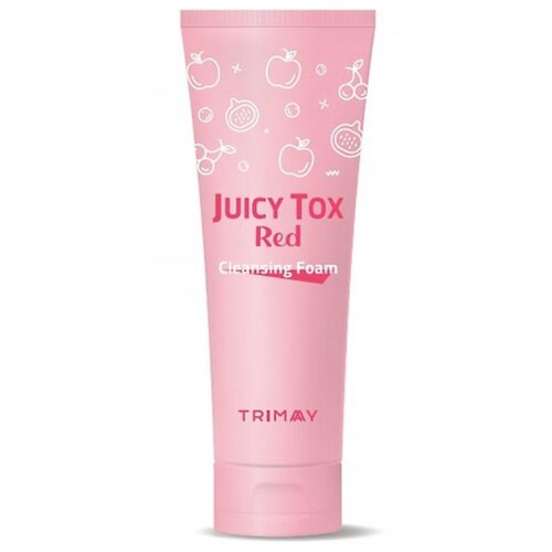 Фруктовая пенка для умывания Trimay Juicy Tox Red Cleansing Foam 120мл