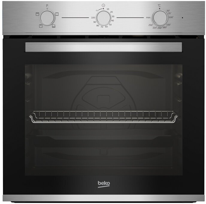 Встраиваемый электрический духовой шкаф Beko BBIC12100XD, гриль, серебристый