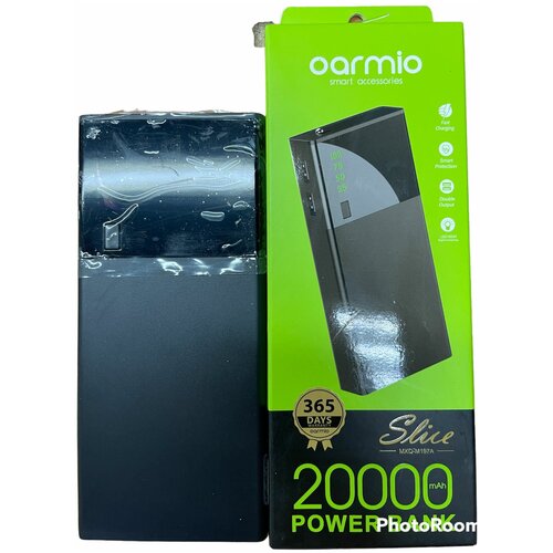Внешний аккумулятор Power Bank Oarmio 20000 mah M197A 2 USB черный с фонариком 115000₽