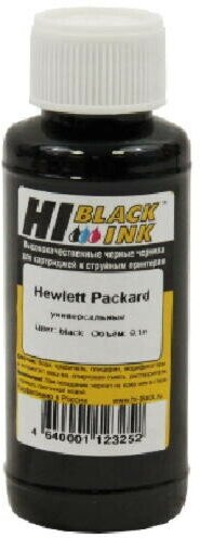 Чернила Hi-Black Универсальные для HP Тип H , Bk, 0,1 л, черный