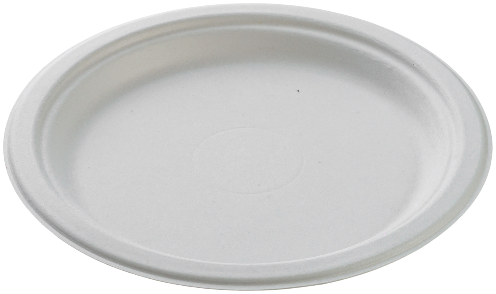 Тарелка круглая одноразовая - Д210мм, биоразлагаемая (ЭКО) из древесной целлюлозы - белая, для холодных и горячих блюд - фотография № 3