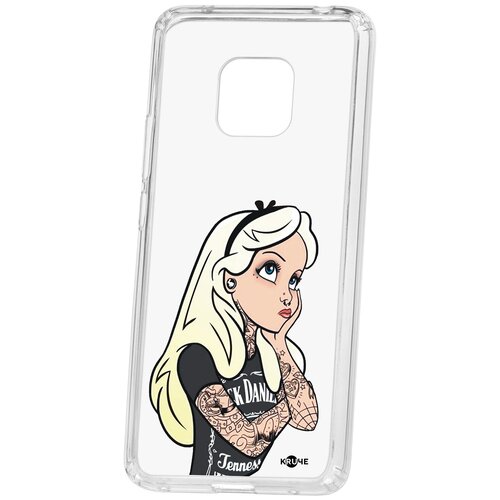 фото Чехол на huawei mate 20 pro kruche print tattoo girl кruче