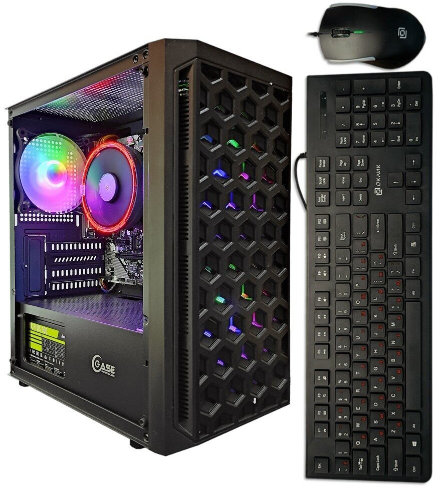 Игровой компьютер PREON Delta X3 (AMD Ryzen 5 4600G, AMD B450M,16Gb ...