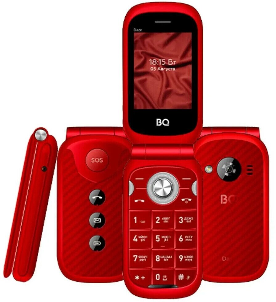 Мобильный телефон BQ 2451 DAZE RED (2 SIM) - фото №8