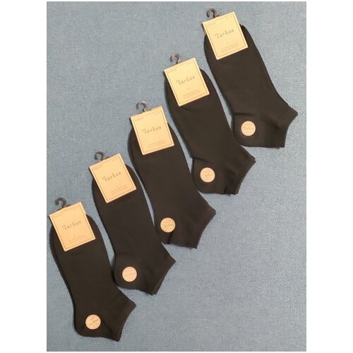 фото Носки turkan, 5 пар, 5 уп., размер 41-47, черный