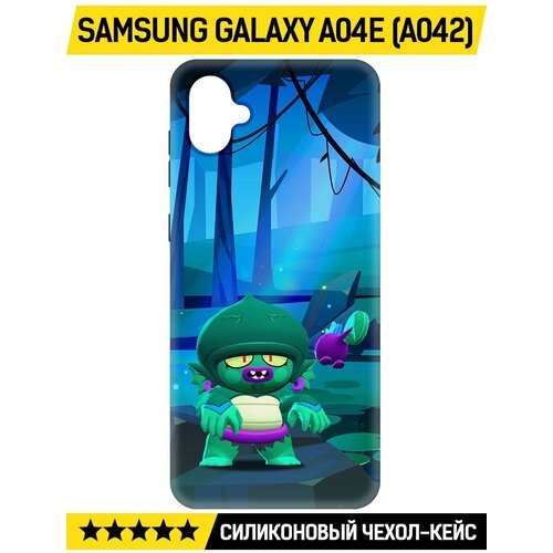 Чехол-накладка Krutoff Soft Case Brawl Stars - Болотный Джин для Samsung Galaxy A04e (A042) черный