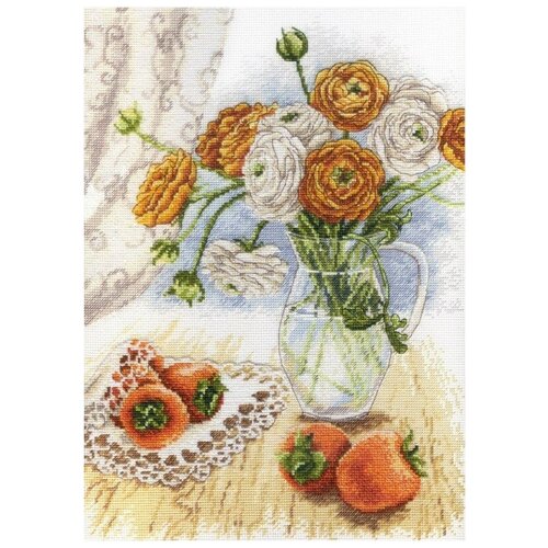 фото Набор лето вышивка лентами 25,5х36,4 каролинка кл(н)-3011