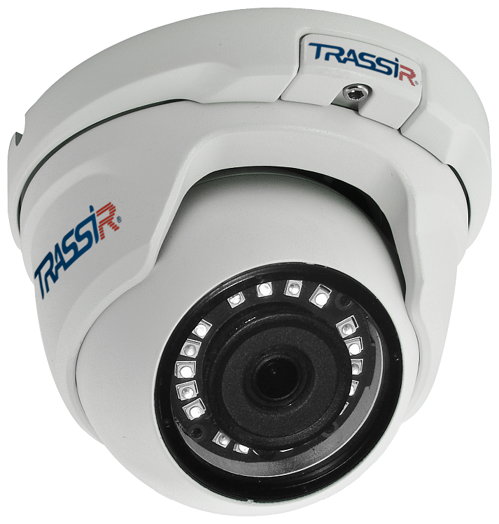 Видеокамера IP Trassir TR-D8121IR2 3.6-3.6мм цветная корп: белый