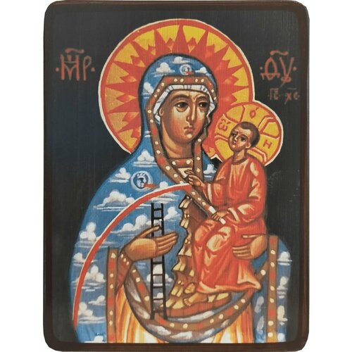 икона козельщанская божией матери на ярком фоне размер 19 х 26 см Икона Молченская Божией Матери на тёмном фоне, размер 19 х 26 см