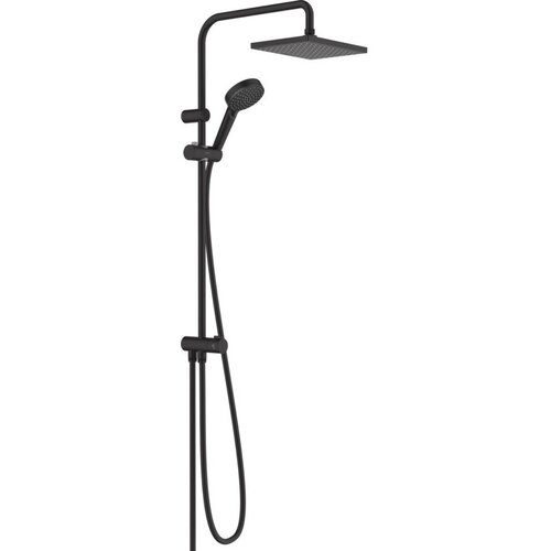 Душевая система Hansgrohe 26289670 Vernis Shape Душевая система Showerpipe 230 1jet Reno, матовый черный