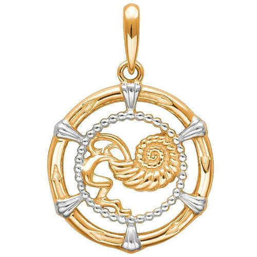 фото Эстет подвеска из серебра с позолотой 01д0510502ар