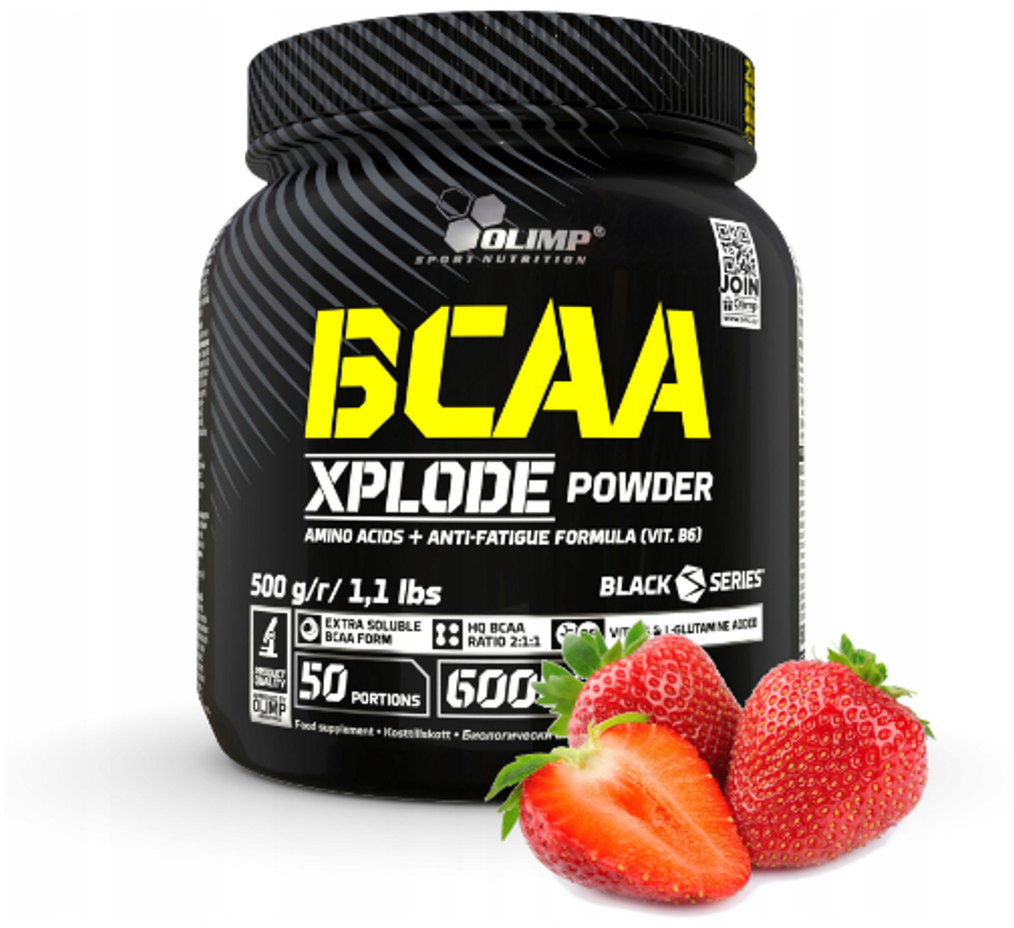 Olimp BCAA Xplode powder (500 гр) (клубника)