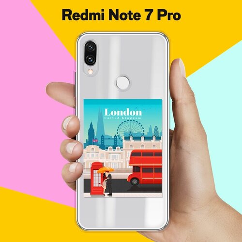 Силиконовый чехол London на Xiaomi Redmi Note 7 Pro силиконовый чехол london на xiaomi redmi note 9