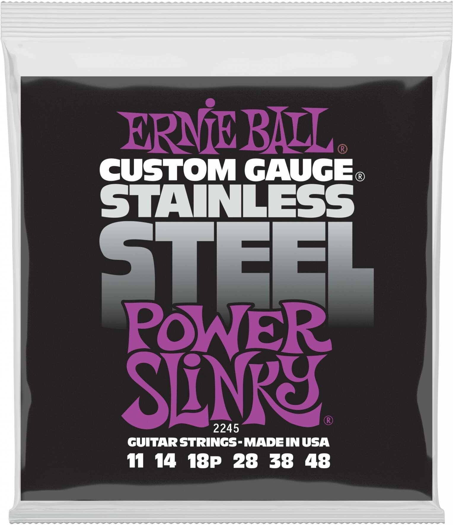 Струны для электрогитары Ernie Ball 2245 Power Slinky 11-48 сталь