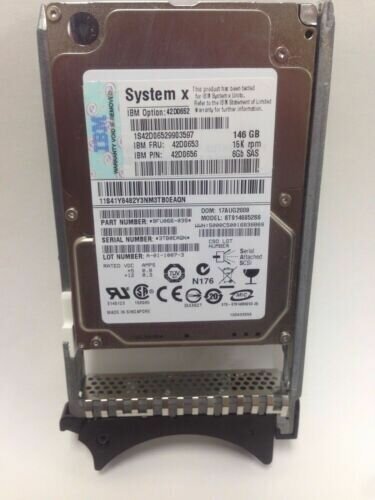 Жесткий диск IBM 146GB 2.5" 15K 6G SAS 42D0653