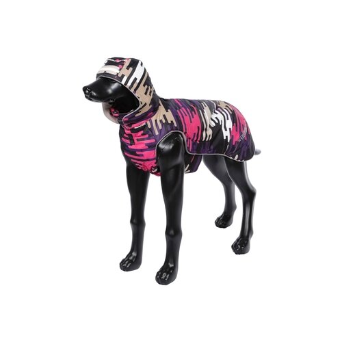 фото Куртка для собак rukka blizzard jacket ripple розовый пестрый 60см зимняя