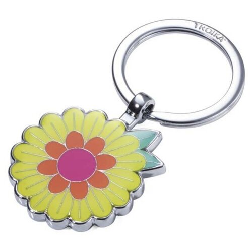 фото Troika kr18-02/ye брелок "цветок" 75 x 35 x 4 мм