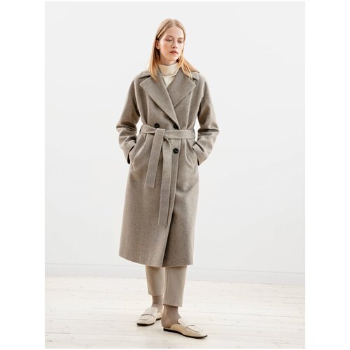 Пальто Pompa, размер 46/170, бежевый пальто pompa размер 46 бежевый