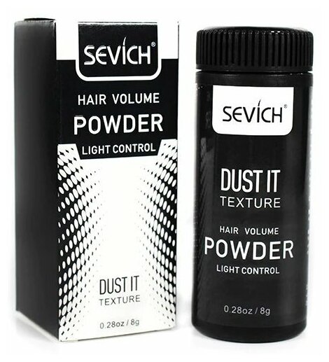 Пудра для объема и укладки волос DUST IT TEXTURE Hair powder, Sevich, 8 гр