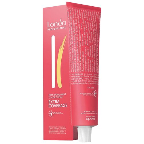 Londa Professional Деми-перманентная крем-краска Extra Coverage, 7/07 блонд натурально-коричневый, 60 мл londa professional color revive shampoo