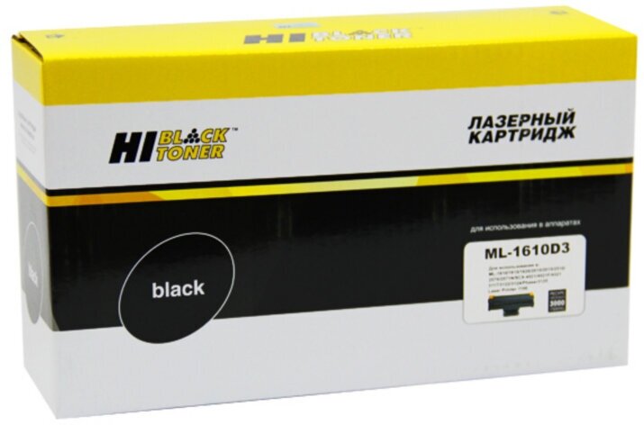 Картридж Hi-Black ML-1610D3 для Samsung ML-1610/2010/2015/Xerox Ph 3117/3122/SCX4521, 3К (HB-ML-1610D3)