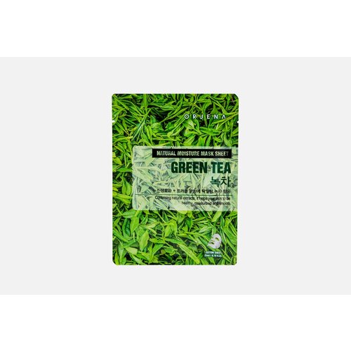 Тканевая маска для лица с зеленым чаем ORJENA, NATURAL MOISTURE GREEN TEA MASK SHEET