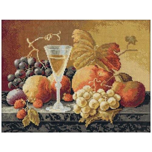 фото Набор для вышивания n-1234 ( н-1234 ) "натюрморт с вином и фруктами" panna