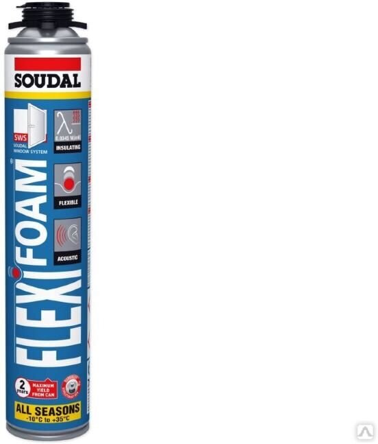 Пена монтажная Soudal Flexi Foam профи 750 мл 155472