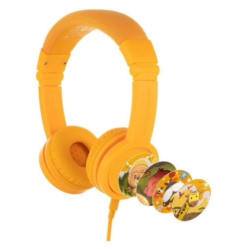 Onanoff детские проводные наушники BuddyPhones Explore Plus оранжевые 269100₽