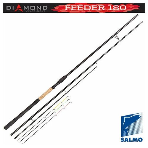 удилище нахлыстовое salmo diamond fly 7 8 2 86 2178 285 2 85 м Удилище фидерное SALMO Diamond FEEDER 180 3.90