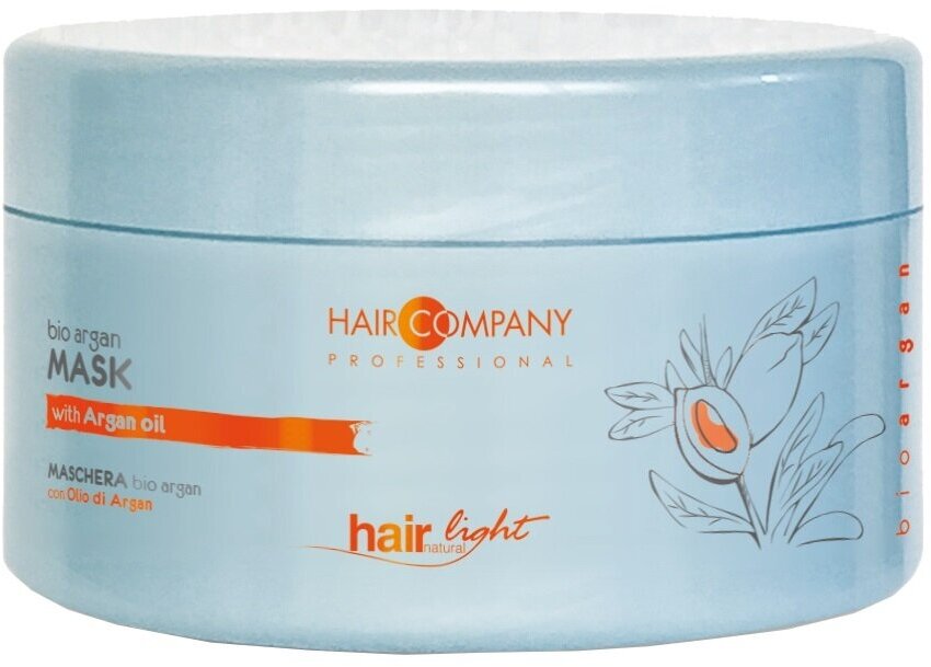 Маска HAIR NATURAL LIGHT BIO ARGAN для питания и защиты волос HAIR COMPANY PROFESSIONAL 500 мл
