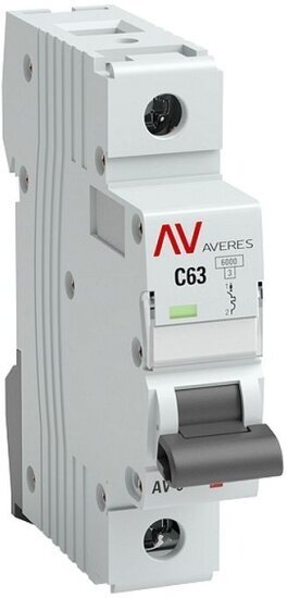 Автоматический выключатель Ekf 1п C 1А 6кА AV-6 AVERES, mcb6-1-01C-av