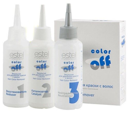 ESTEL Эмульсия для удаления краски с волос Color Off, серебристый