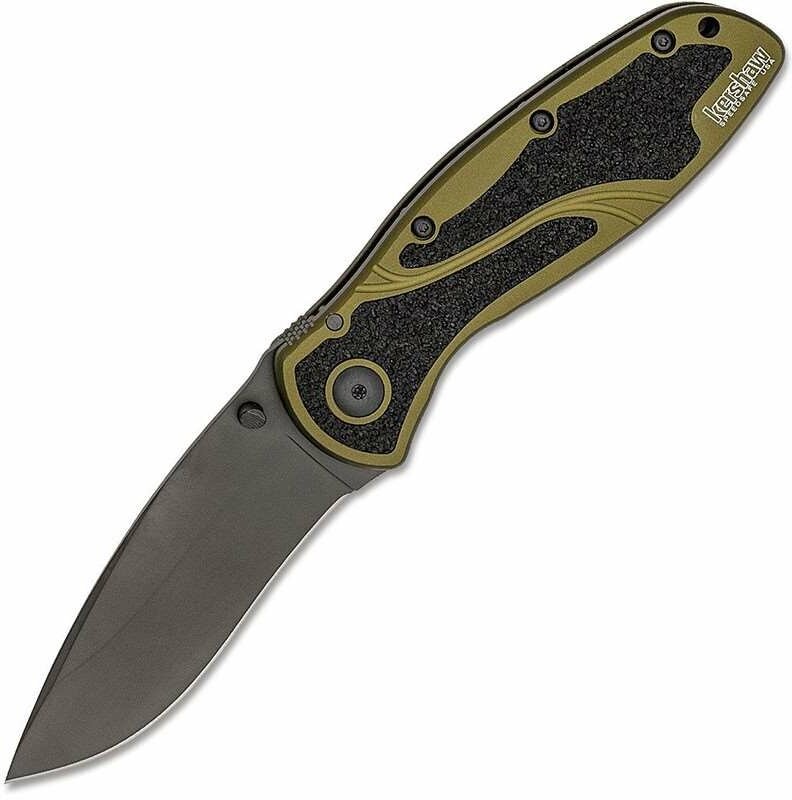 Kershaw Складной нож Blur Olive сталь 14C28N K (1670OLBLK)