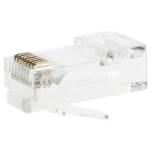 коннектор rj45 utp 8p8c универсальный cat 5e 100 шт twt pl45 8p8c Коннектор TWT RJ45 UTP 8P8C, универсальный, со вставкой, cat.5e, 100 шт TWT-PL45-8P8C-V