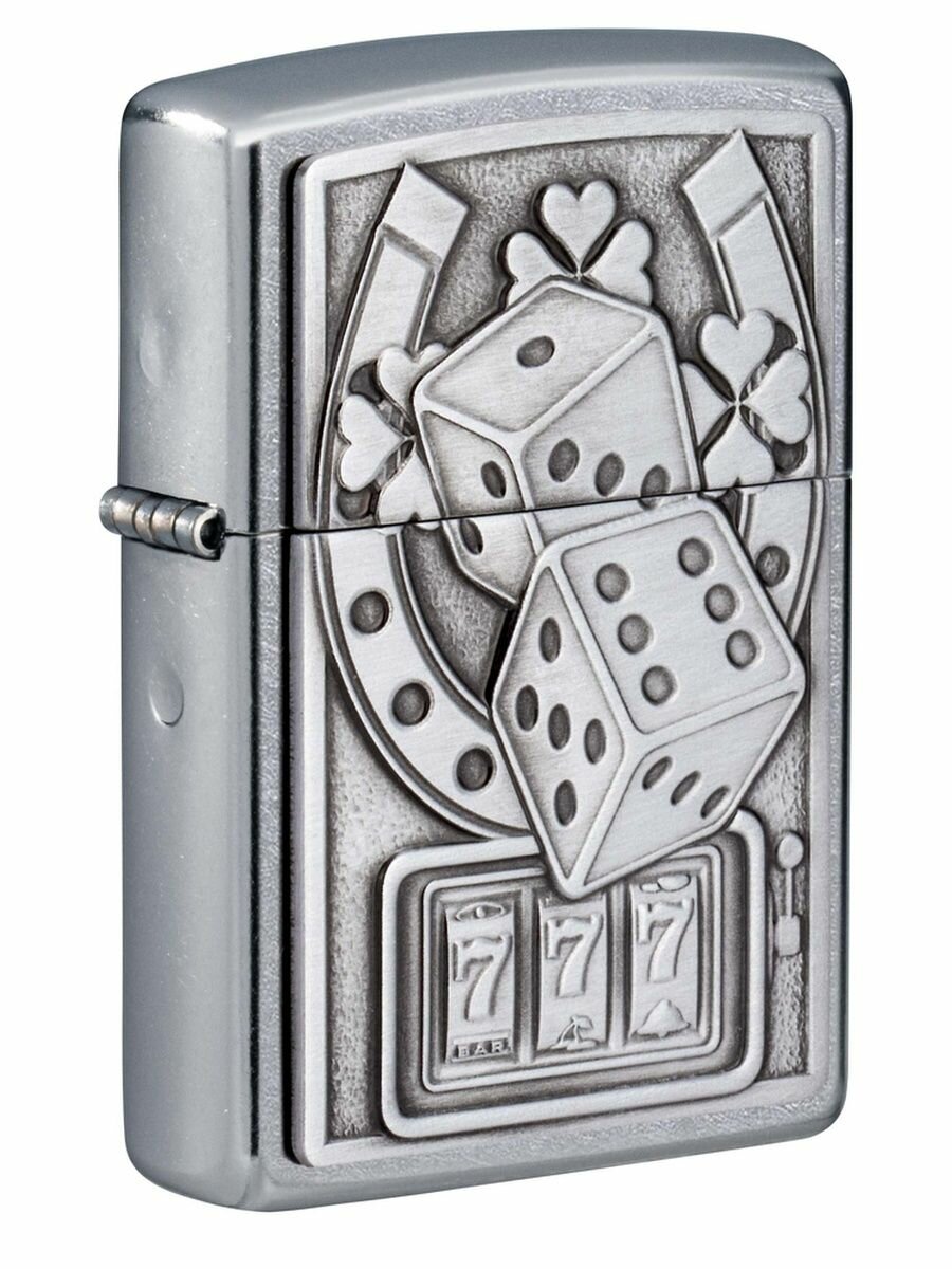 Зажигалка бензиновая Zippo 49294 Lucky 7 - фотография № 4