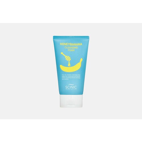 Очищающая питающая пенка для лица с мёдом и бананом SCINIC honey banana cleansing foam