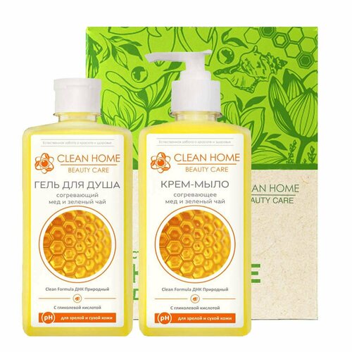 Набор CLEAN HOME BEAUTY CARE Согревающий гель для душа крем-мыло 449₽