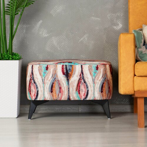 Изображение товара Пуфик «Монца», интерьерро, дизайнерский велюр, на металлических ножках, 35х60х40см, нагрузка до 150 кг