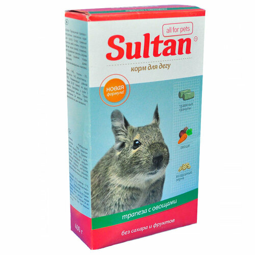 Корм Султан для Дегу Трапеза с Овощами 400г 399₽