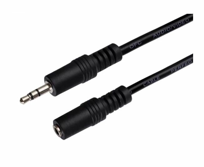 Кабель PERFEO Jack 3.5 mm вилка - Jack 3.5 mm розетка, 2.0 мeters (J2201)