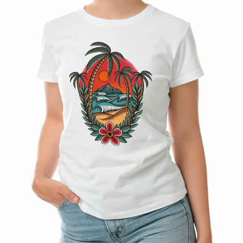 фото Футболка roly, размер s, белый