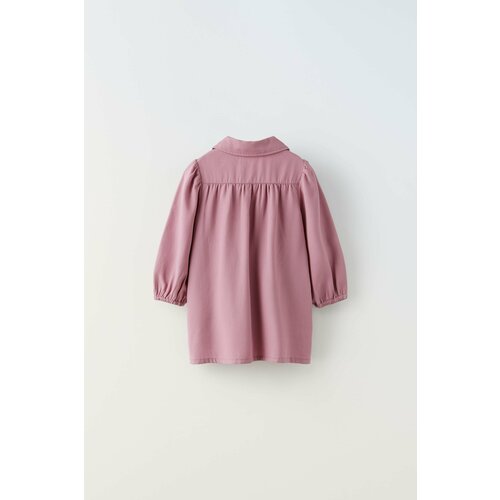 Платье Zara, размер 9-12 месяцев (80 cm), розовый