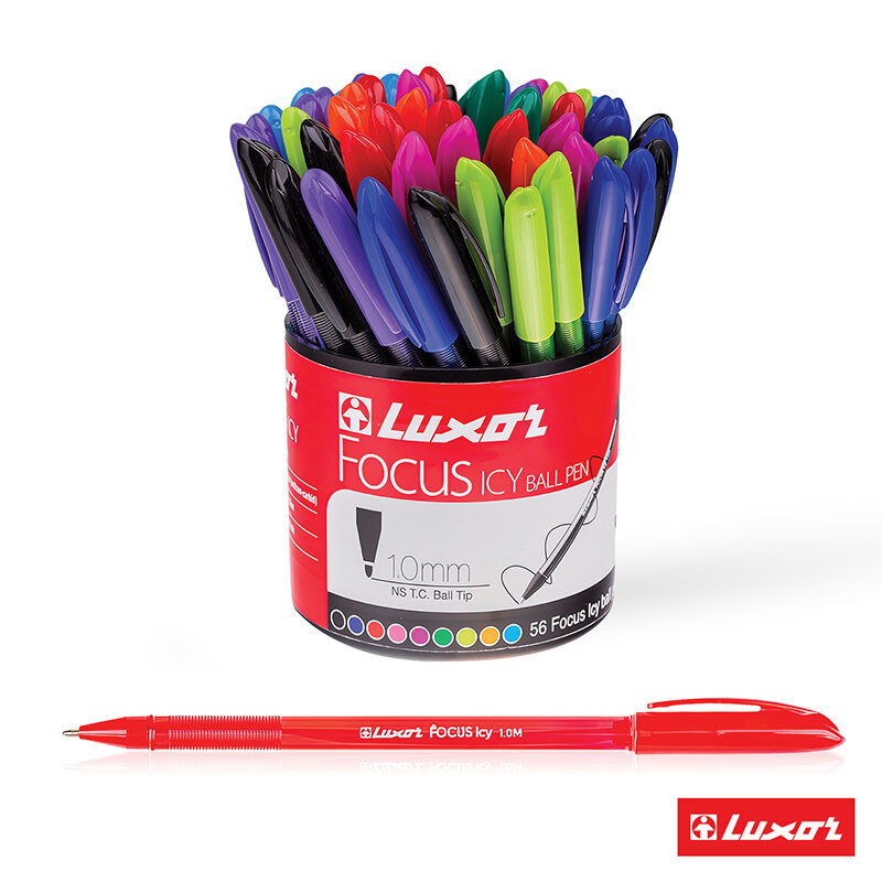 Ручка шариковая Luxor Focus Icy, 1 мм - фото №10