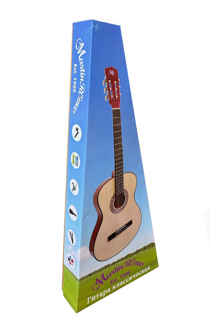 Гитара классическая MARTIN ROMAS PACK JR-360 N 3/4 набор гитариста