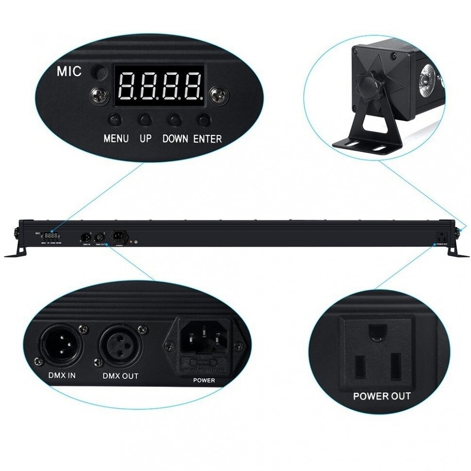 Светодиодная RGBW-панель XLine Light LED BAR 2404 — фото 3