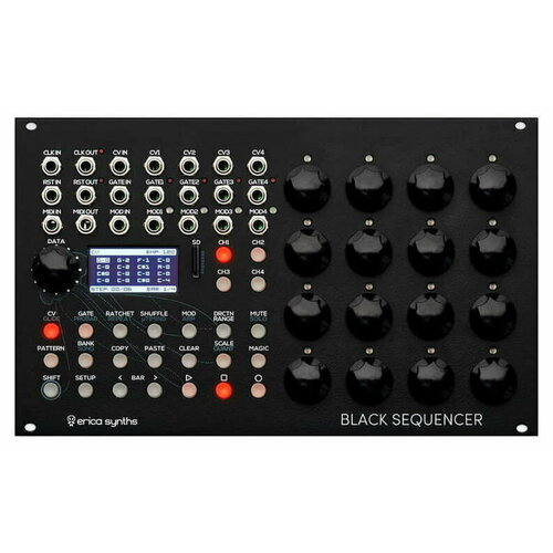 Erica Synths Black Sequencer модульный синтезатор erica synths fusion vco v2