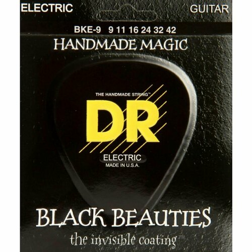 DR BKE-9 BLACK BEAUTIES Струны для электрогитары